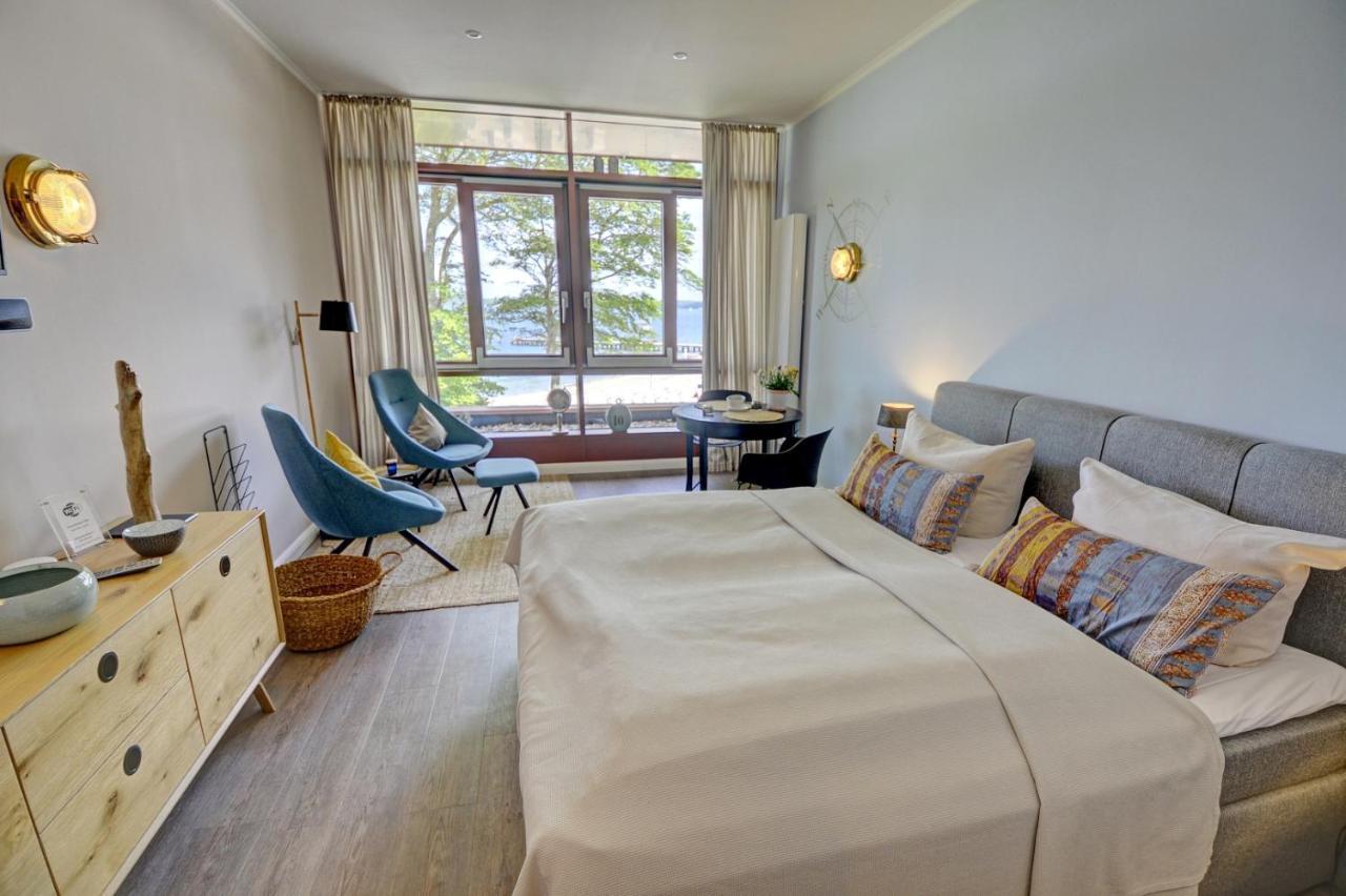 Fewo1846 Intermar - Marina Del Rey - Elegantes Studioapartment Mit Meerblick Und Eigenem Strandkorb Glücksburg Exteriör bild