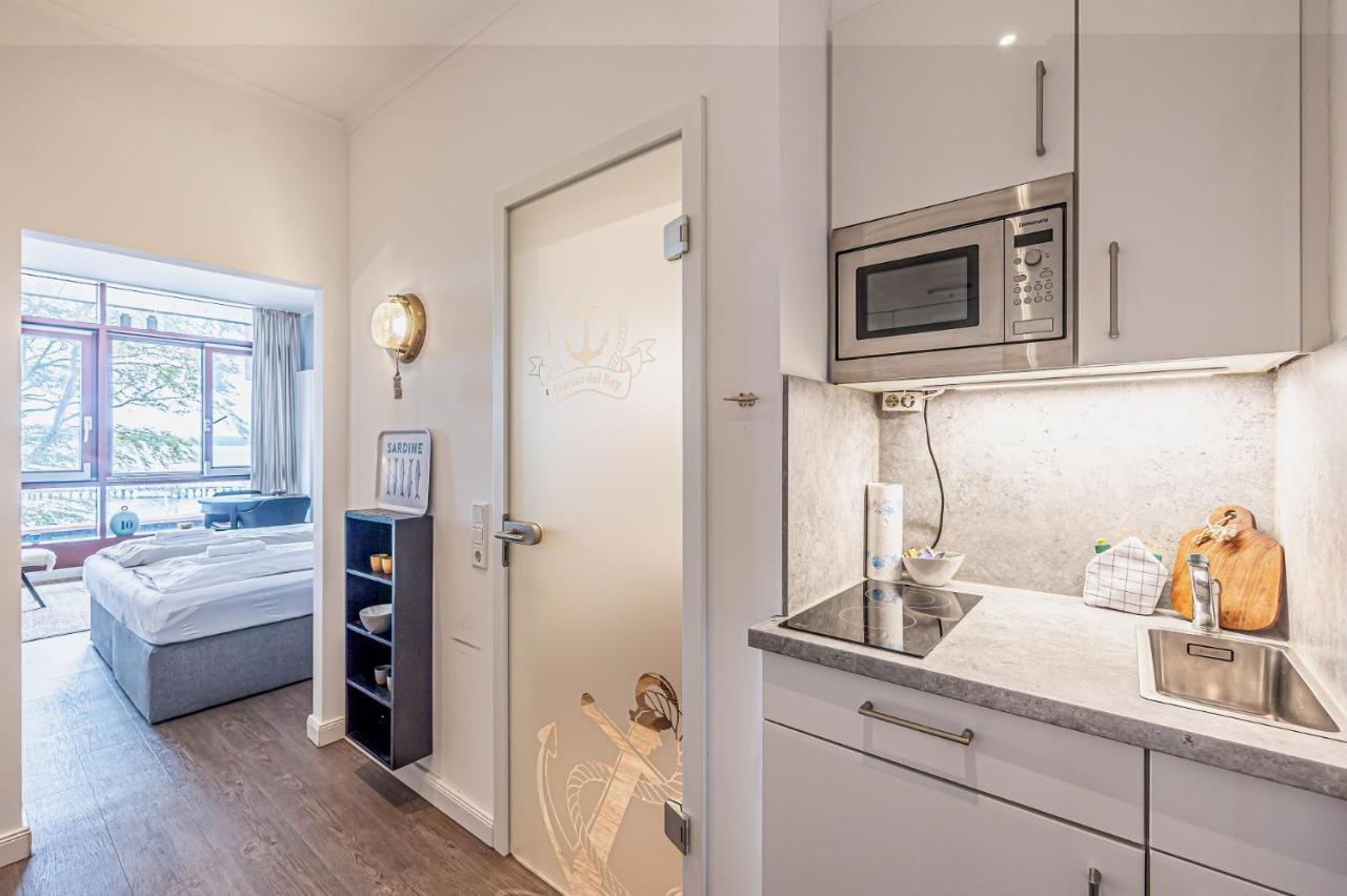 Fewo1846 Intermar - Marina Del Rey - Elegantes Studioapartment Mit Meerblick Und Eigenem Strandkorb Glücksburg Exteriör bild