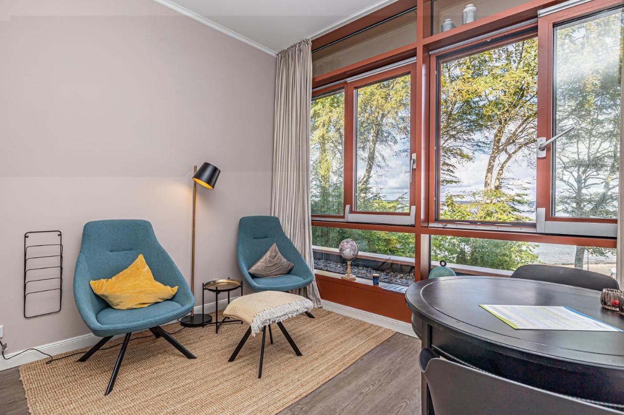 Fewo1846 Intermar - Marina Del Rey - Elegantes Studioapartment Mit Meerblick Und Eigenem Strandkorb Glücksburg Exteriör bild